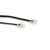 Intronics RJ11 - RJ11 cable, Black 5.0m (TD5505)